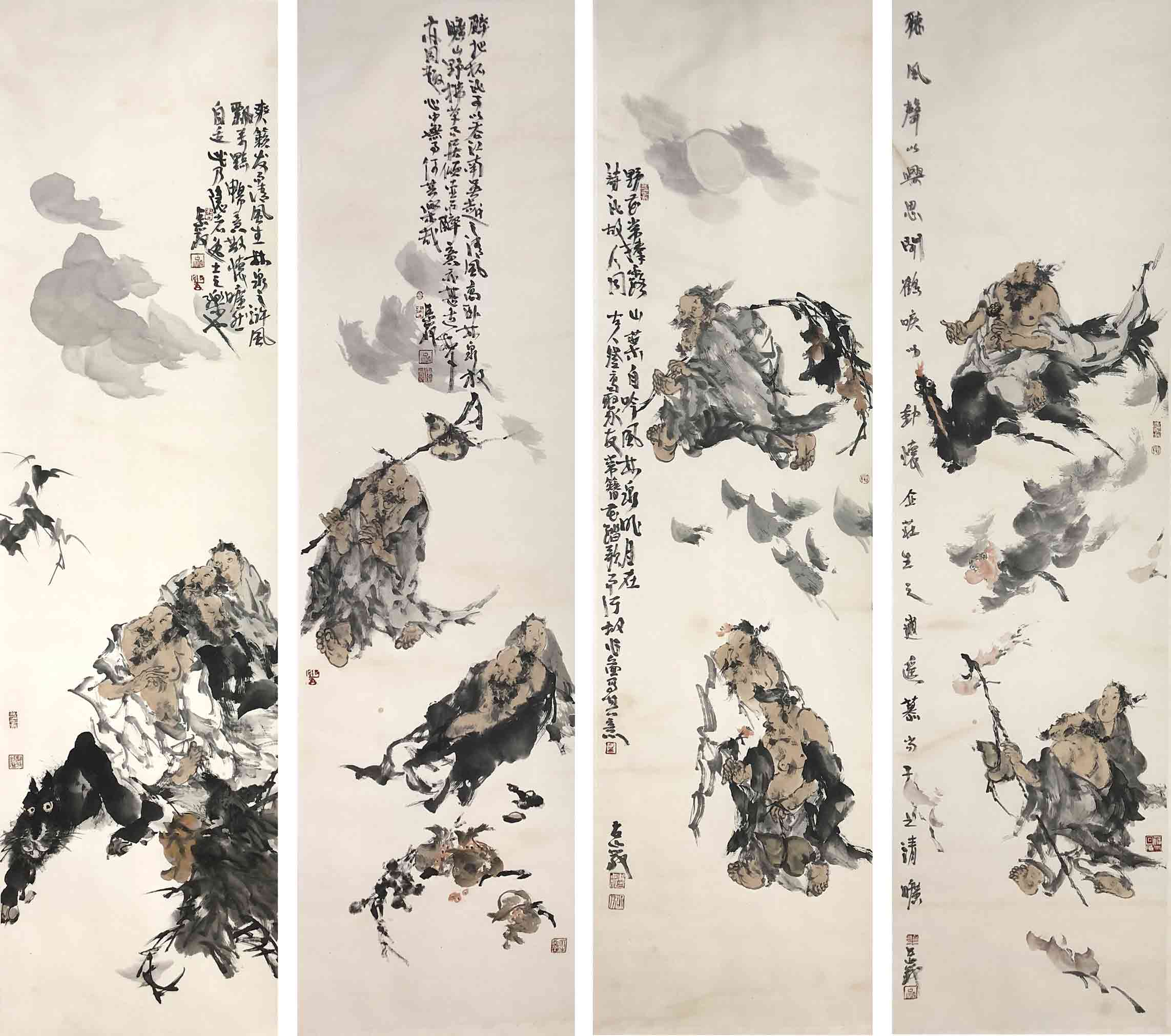 《华兴艺品》第11期：梁占岩--《人物四